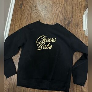SMASH AND TESS CHEERS BABE SWEATER L/XL